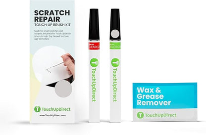TouchUpDirect G1U Ice Silver Metallic Compatible with Subaru Exact Match Scratch Repair Touch Up Paint - Brush Kit