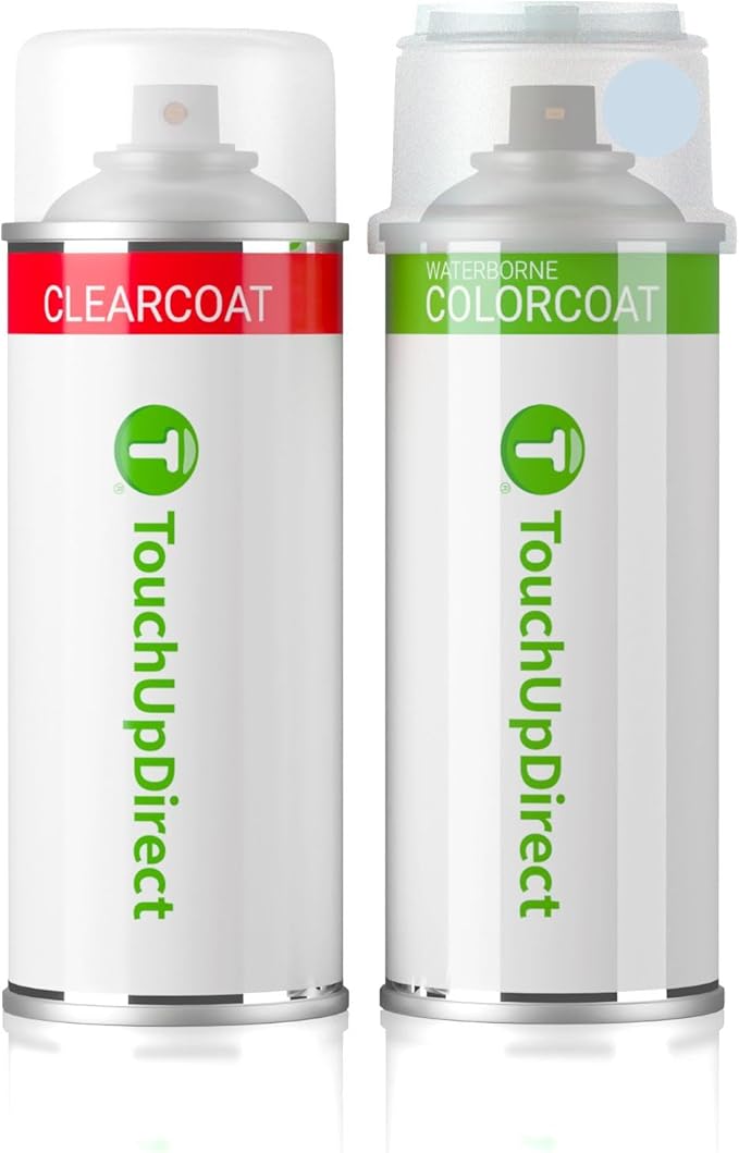 TouchUpDirect MT Blue Mist Compatible with Ford Exact Match Touch Up Paint Aerosol - Essential Kit