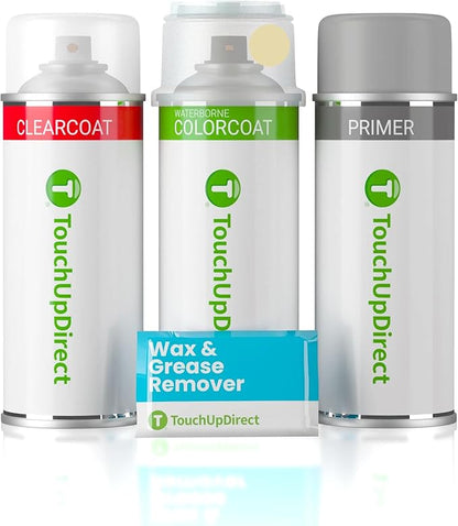 TouchUpDirect LQ Pale Adobe Metallic Compatible With Ford Exact Match Touch Up Paint Aerosol - Preferred Kit