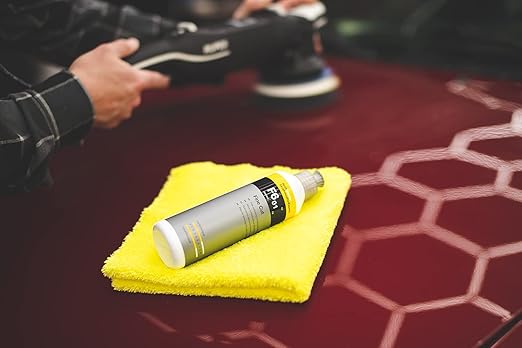 Koch-Chemie - Fine Cut Polishing Compound - Silicone-Oil-Free; Designed for All Paint Types; for Removing Medium to Heavy Defects, Scratches, and Sanding Marks Up to 2500 Grade (5 Liters)