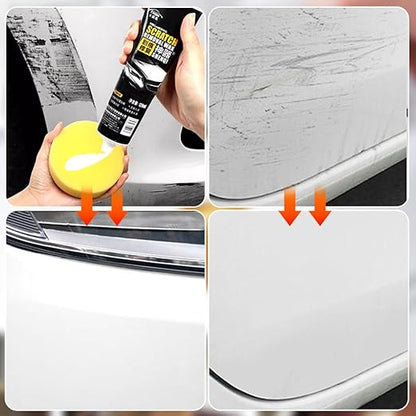2025 New Scratch Remover for Vehicles, Car Scratch Remover, Car Scratch Repair Paste for Deep Scratches, Cars Polishing Wax Scratchs Remover Car Paint Scratch Repair Kit with Wipe and Sponge (3)