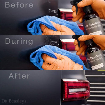 Dr. Beasley's Matte Paint Cleanser - Easily Removes Grease & Heavy Dirt, Droppings, Tree Sap from Autos. Safe On All Matte Surfaces, Preserves The Look for Satin & Glossy Paint, 32 oz