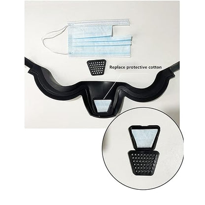 Banxian Super Protective Face Shield,Anti Fog Mask,Adult Clear Face Shield,Plastic Face Mask（Grey）