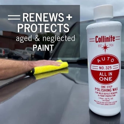 "Collinite No. 325 All In One Polishing Wax, 16 Fl Oz - 1 Pack"