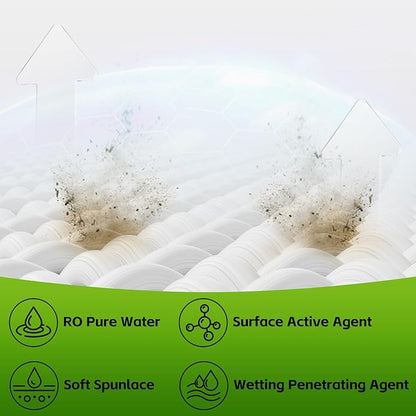 X-SMILE Shoe Cleaner Wipes Sneaker Quick Wipes Disposable Travel Portable Removes Dirt, Stains