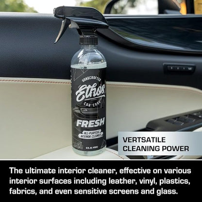 Ethos FRESH - All Purpose Interior Cleaner - Detailing Kit Interior Cleaner - Car Detailing - Car Interior Cleaner for Cars, Trucks, SUVs, Jeeps, Motorcycles, RVs & More - 2 Pack