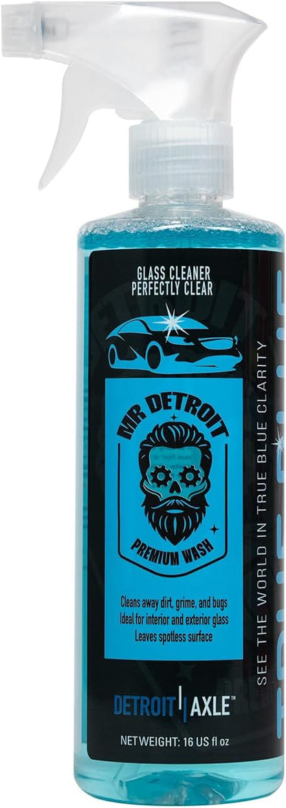 Mr. Detroit - 5pc Interior Detailing Kit, Leather Cleaner & Conditioner, Interior Speed Detailer, Carpet & Upholstery, Glass Cleaner, Professional Grade Formula for Deep Cleaning & Restore