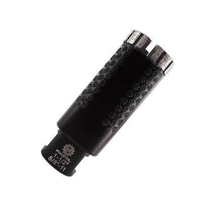 Diamond Core Drill Bit - FOCSTOL 1-1/2''(38mm) Laser Welded Hole Saw for Dry or Wet Drilling Granite Marble Concrete Quartz 5/8''-11 Thread
