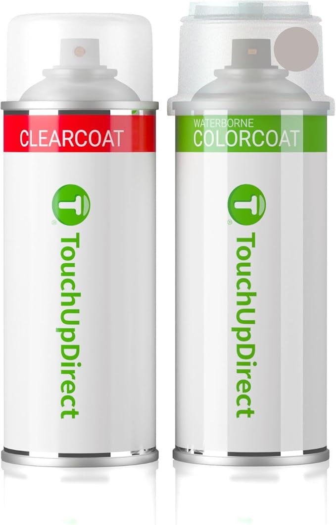 TouchUpDirect 4X1 Titanium Glow Compatible with Toyota Exact Match Touch Up Paint Aerosol - Essential Kit