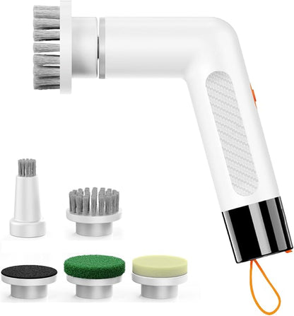 Cordless Electric Cleaning Brush – Compact & Portable, Long-Lasting Battery, Powerful Motor, Fully Waterproof. Perfect for Floors, Bathrooms, and Car Seat Crevices