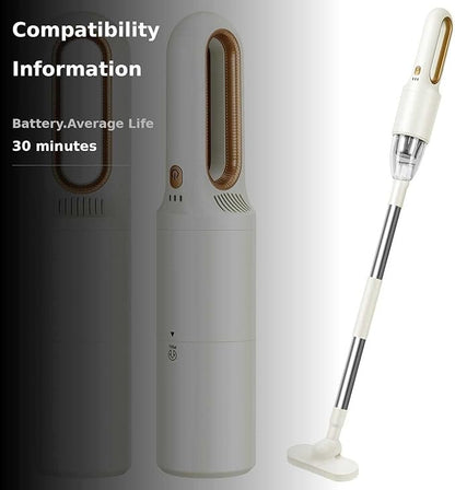VANKICO Handheld Vacuum Cleaner, 2-in-1 Mini Cordless Vacuum Cleaner, USB Rechargeable Car Vacuum Portable, Quickly Dust Removal, for Hardwood Floor, Carpets, Pet Hair, Car, Office & Home Cleaning
