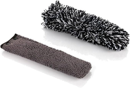 Detail Factory - Wheel Brush Kit with Interchangeable Microfiber Covers - Ultra-Soft Cleaning, Washing and Detailing Wheels, Tires, and Rims - Octane Ectoplasm