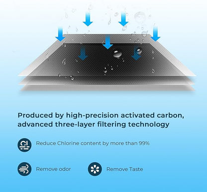 Crystala Garden Hose End Pre-Filter for Swimming Pool, Hot Tubs, Spa, Inflatable Pool, Ponds, Greatly Reduces Bad Taste, Odors, Chlorin and Sediment, up to 8,000 Gallons, 1 Pack