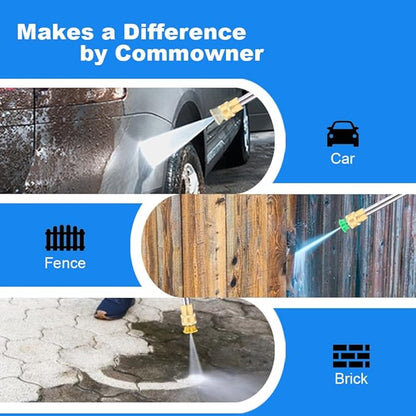 Electric Pressure Washer 5000 PSI 2.8 GPM High Power Washer with 4 Pressure Nozzle and Foam Cannon, powerwashers for Home, Car Washing, Fence Cleaning, Patio, Blue