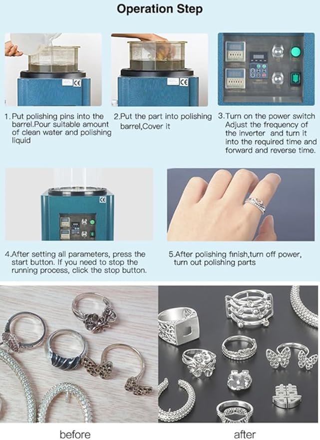 250W Magnetic Polishing Machine for Grinding and Polishing Jewelry Hardware, Voltage 220V