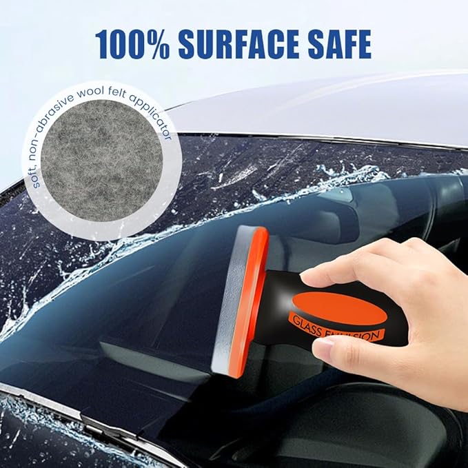 2026 New Handheld Glass Oil-Film Remover, Car Glass Oil Film Cleaner, Glass Compound with Cleaning Board for Safe Driving (2)