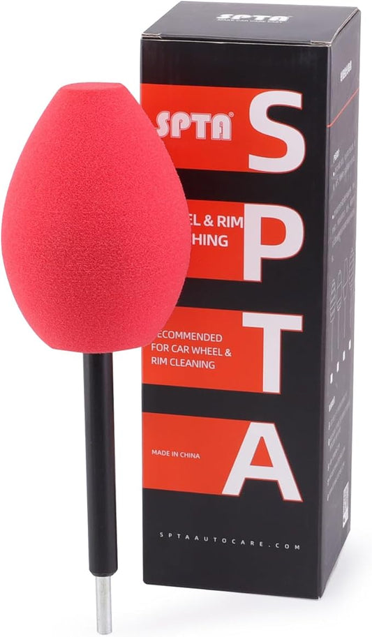 Wheel Rims Polisher, SPTA Polishing Ball, Polishing Cone, Metal Wheel Polishing Tool, Ball Buster Wheel and Rim Polisher System Attaches to Standard Household Drill