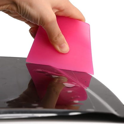Gomake PPF Squeegee Kit - 5 in 1 Anti-Scratch Soft TPU Squeegee for Vinyl, Small Tint, Paint Protection Film, Vinyl Wrap/Window Tint Tools, Mirror/Window/Household Cleaning