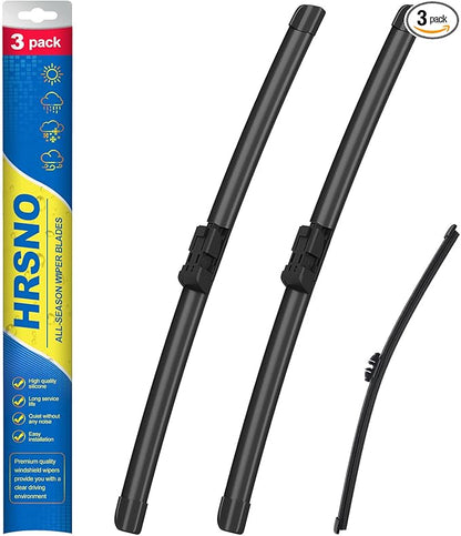 HRSNO® 23"+23"Windshield Wipers With 13"Rear Wiper Blade Sets Automotive Replacement for 2021-2024 Land Rover Defender 90 Wiper Blades For My Car (Pack of 3)