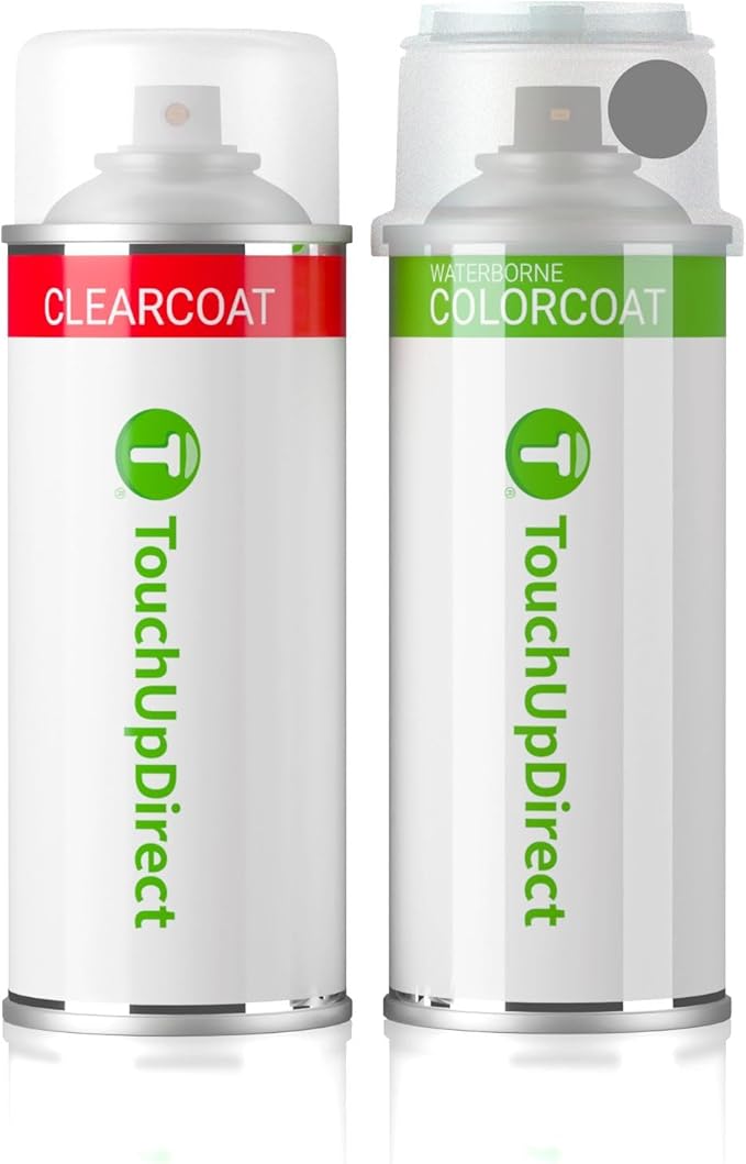 TouchUpDirect K6U/JV9 Carbide Gray Metallic Compatible with Subaru Exact Match Touch Up Paint Aerosol - Essential Kit