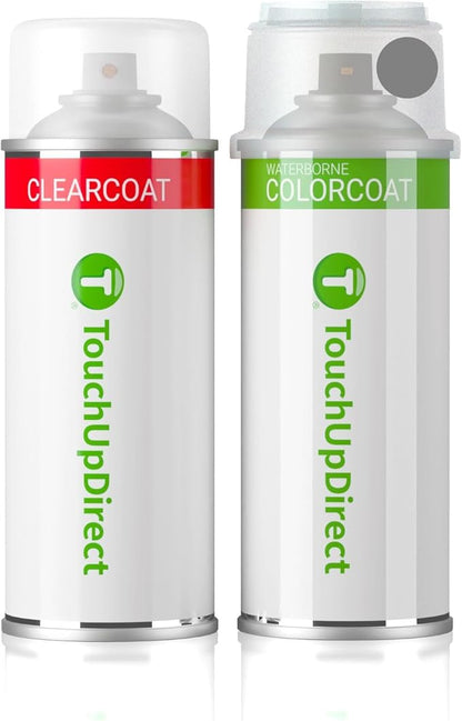 TouchUpDirect K6U/JV9 Carbide Gray Metallic Compatible with Subaru Exact Match Touch Up Paint Aerosol - Essential Kit