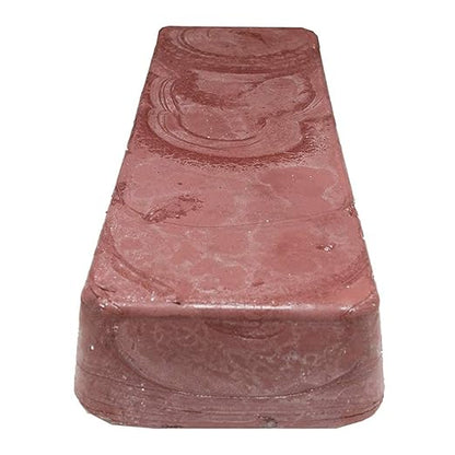 Benchmark Abrasives Red Buffing Compound for Polishing Removing Scratches from Soft Precious Metals, Jewelry, Aluminum, Gold, Silver, Copper, 1 Pound Bar (Jewelers Rouge)