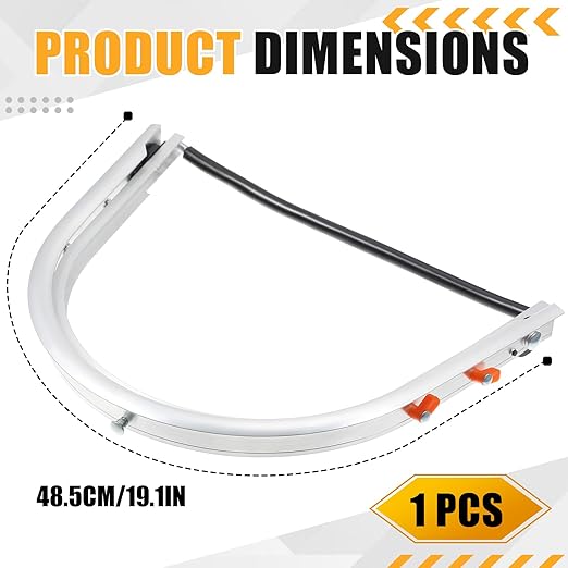 Zonon 1 Pcs Aluminum Face Shield Adapter for Grinding Cutting Cap Style Hard Hat Safety Face Mask Shield Visor Bracket (White)