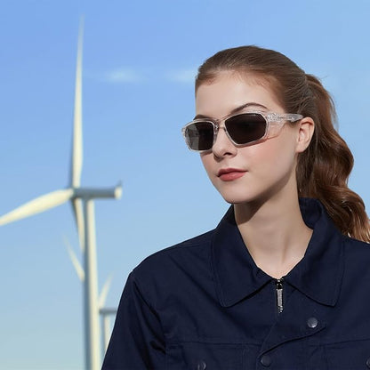 ProtectX Classic Safety Glasses, Anti-Fog Scratch Resistant Lenses, Protective Eyewear for Work, Indoor/Outdoor, ANSI Z87.1