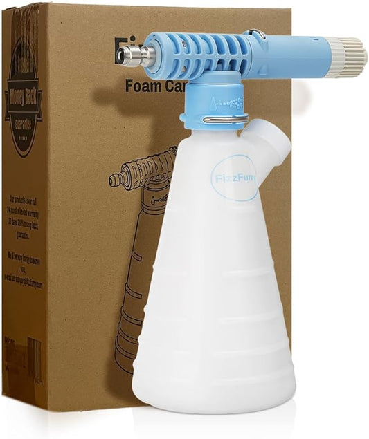 Upgraded Foam Cannon, Lightweight Car Wash Foam Cannon, Leak-Proof Construction, Fits 1/4 Inch Connector Pressure Washer, Easy Car Wash at Home