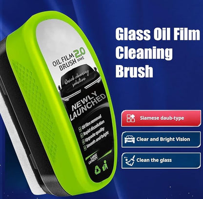 2026 Upgrade 2.0 Clear Vision Glass Cleaner, Oil Film Cleaning Brush for Automotive Windows, Clearvision Cars Windshield Cleaner Tool, Universal Cleaning Wipe Board (Upgrade)