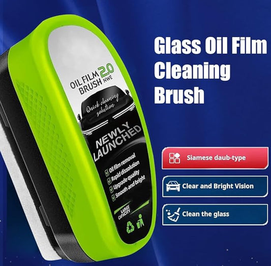 2026 Upgrade 2.0 Clear Vision Glass Cleaner, Oil Film Cleaning Brush for Automotive Windows, Clearvision Cars Windshield Cleaner Tool, Universal Cleaning Wipe Board (Upgrade)