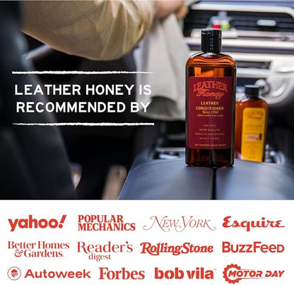 Leather Honey Cleaner Wipes with Conditioner Wipes and 16oz Spray Cleaner
