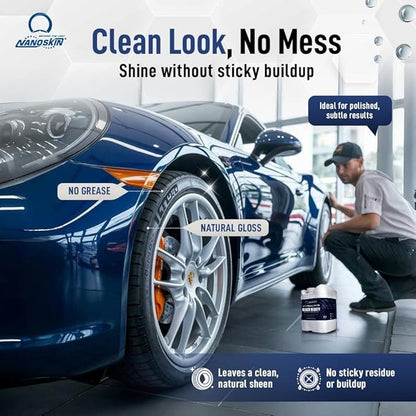 Nanoskin Black Beauty Tire Shine & Conditioner 5 Gallons - Water-Repellent & UV Resistant - Non-Greasy Finish - Restores Black Look | Works with Manual & Automatic Applicators for Cars, Trucks, SUV
