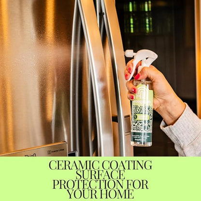 HoogaLab Home Ceramic Protectant Kit - Keep Surfaces Looking New & Refreshed! | Protect Against Scratches, UV Rays, Water Spots, & Messes on Countertops, Stainless, & Glass!