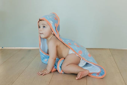 Copper Pearl Hooded Bath Towels Premium Knit/Terry Cloth Baby Towels with Hood, Pockets, and Cool Designs - Great to Gift and Make Bath Time Fun - Baby Bath Towel, Clementine