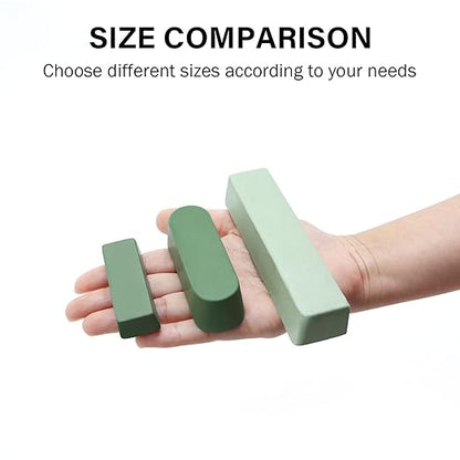 QZATTCAEN Buffing Polishing Cutting Compounds 12 Oz. Kit - Green Fine/White Medium/Red Coarse - 3 Pack