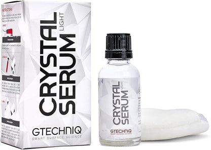 Gtechniq EXO and Crystal Serum Light Kit for Cars, 1.69 fl oz | Extremely High Gloss Finish, Swirl-Resistance, Hydrophobic Water and Dirt Repellent, Easy to Apply, Up to 5 Years Durability