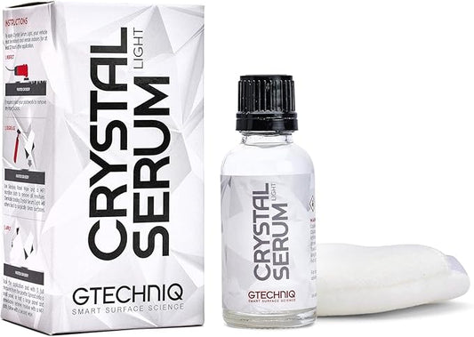 Gtechniq EXO and Crystal Serum Light Kit for Cars, 1.69 fl oz | Extremely High Gloss Finish, Swirl-Resistance, Hydrophobic Water and Dirt Repellent, Easy to Apply, Up to 5 Years Durability