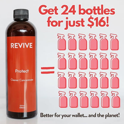 REVIVEEO Protect Cleaner Concentrate Multi-purpose, All-purpose, Concentrated, Mopping, Nontoxic, Plant Based