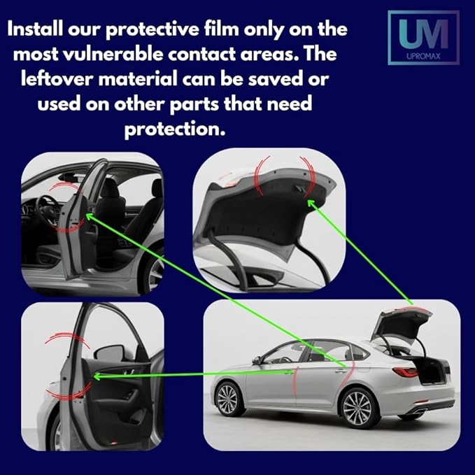3M-Roll Door Edge Protector PRE-Cut Guard Scratch 3M-PPF Paint Protection Film Clear Invisible Universal Car Truck (0.4 Inches x 33YD)