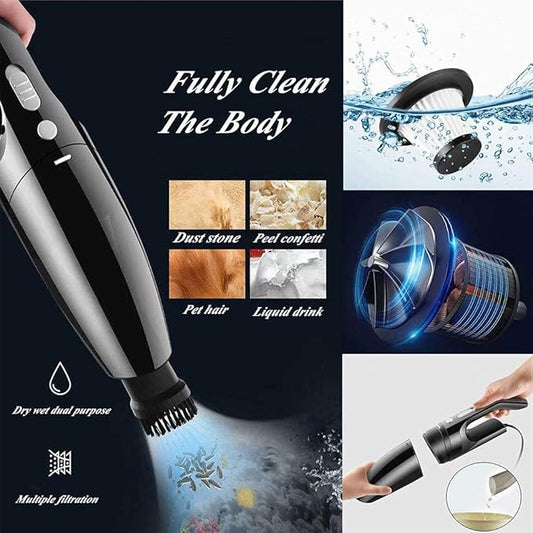 LIANXIN Car Cleaning Kit Car Wash Kit with High Power Handheld Vacuum Automobile Detailing Brush Kits Microfiber Towels Tire Brush Washing Mitt Sponge Safety Hammer Cleaning Wash Kits