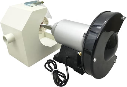 Banfluxion 110V 550W Lab Grinding and Polishing Machine Single-Station Polisher Lathe Buffing Grinder for Jewelry Polishing Casting Denture Polishing 3000rpm 35m/s Linear Speed