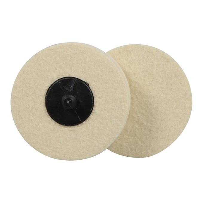 BHA Polish Plus Felt Quick Change Buffing Discs - 10 Pack (3")