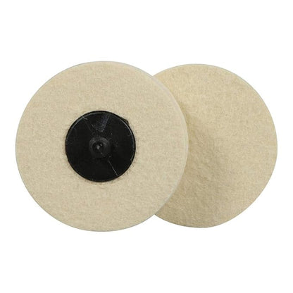 BHA Polish Plus Felt Quick Change Buffing Discs - 10 Pack (3")