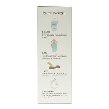 System Three Quick Cure 15 Epoxy Adhesive, 1/2 Gallon Kit