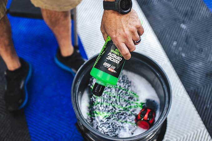 P&S Off Road Wide Open All Terrain Wash – Heavy-Duty Concentrated Soap for ATVs, UTVs & More – Tough on Dirt & Mud, Safe on All Finishes, Rust Inhibitors - 1 Gallon