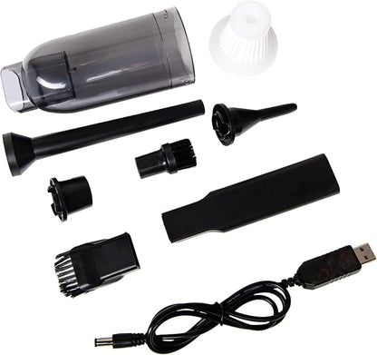 GajetNest Handheld Mini Portable Compact Car Vacuum Cleaner & Blower 2-in-1 with HEPA Filter, Lightweight Design, 25-Minute Running Time, Cordless Rechargeable Crevice Tool - 9000 PA Suction
