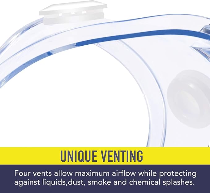 YunTuo 1 pack Anti-Fog Safety Goggles, Protective Safety Glasses, Eye Protection