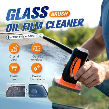 2026 New Handheld Glass Oil-Film Remover, Car Glass Oil Film Cleaner, Glass Compound with Cleaning Board for Safe Driving (3)