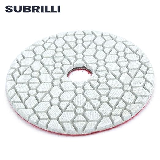 3 Step Diamond Polishing Pads 3-Pcs Step 1 Abrasive Disc for Granite Quartz Marble Concrete Terrazzo